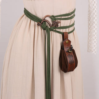 NordicForge – Viking Braided Leather Belt Set
