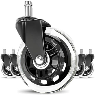3 Inches Silent and Smooth Rolling Casters.