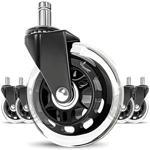 3 Inches Silent and Smooth Rolling Casters.