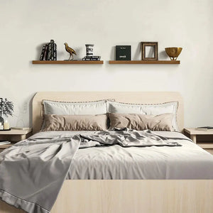 Artisanal Wooden Floating Shelves marnetic