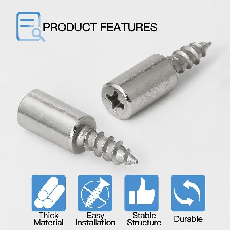 Master - Easy-Install Metal Shelf Supports for Home & Office