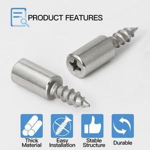 Master - Easy-Install Metal Shelf Supports for Home & Office