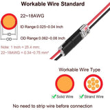 SnapConnect – Compact 2 Pin Plug for 18–22 AWG Cable