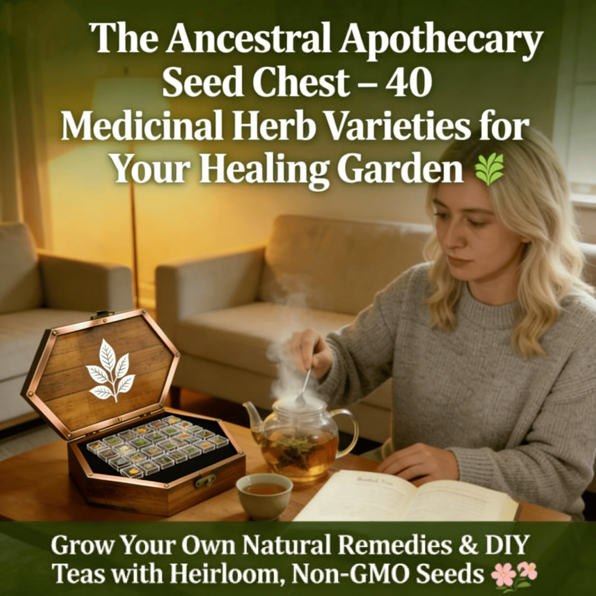Herbal Wisdom - Vintage Seed Chest Collection
