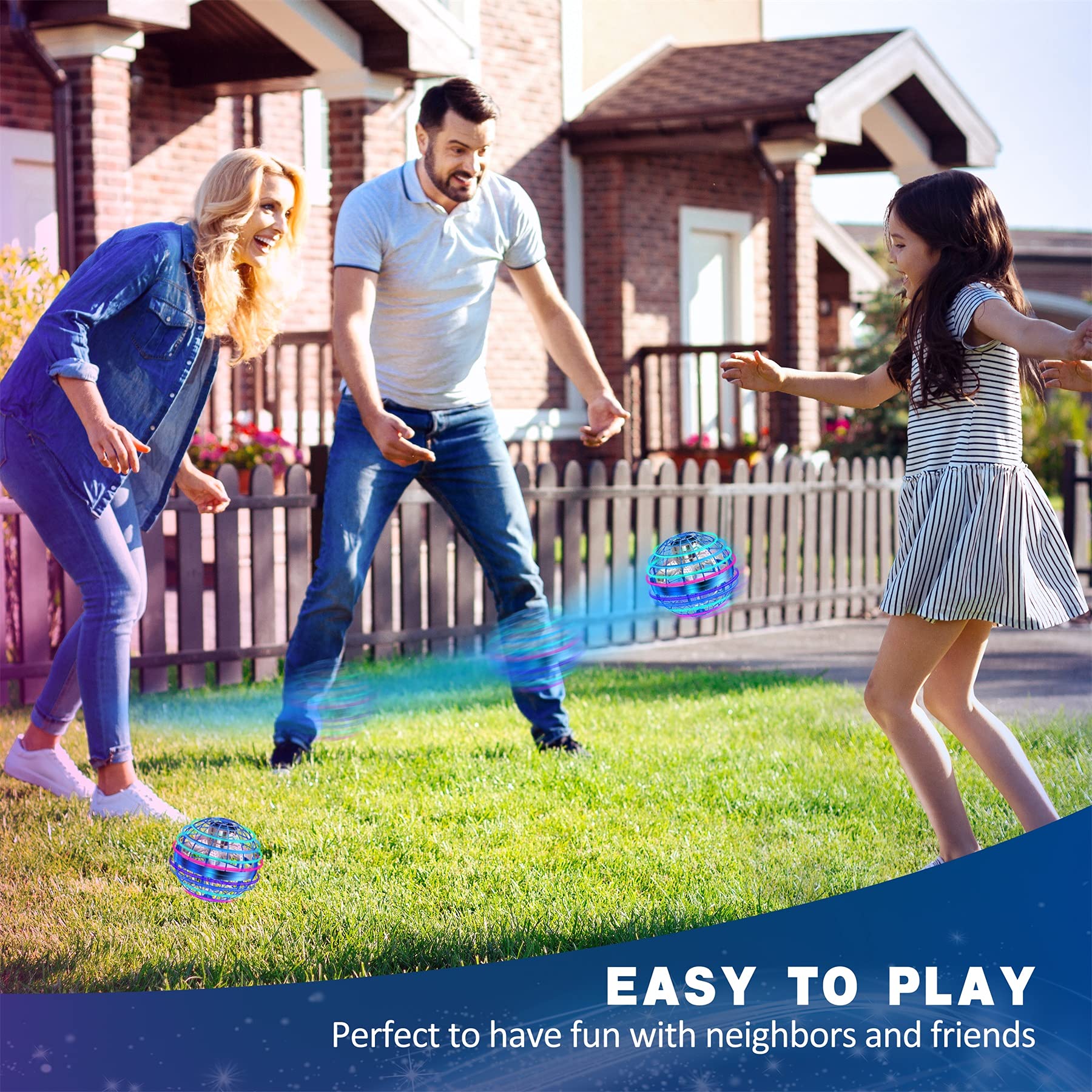 AeroSphere - Self-Returning LED Toy