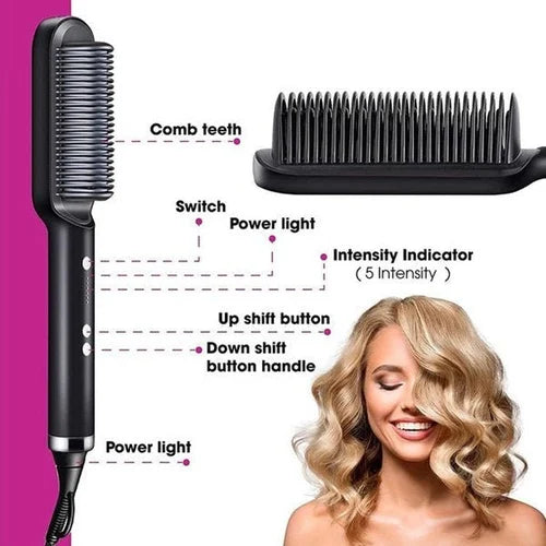 Quick Glam Hair Styling Comb