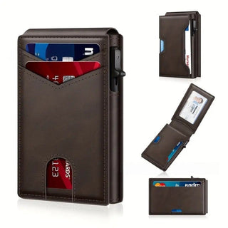 CoreVault – Aluminum Pop-Up Card Wallet