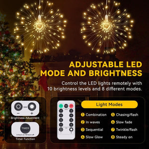 StarLume – Hanging Starburst Fairy Lights