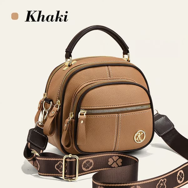 UrbanElegance – Classic Multifunctional Leather Crossbody Bag