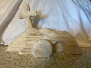 RisenGlory – Handmade Empty Tomb And Cross