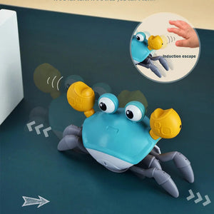 Induction Escape Crawling Crab Rechargeable Pet Musical Toy marnetic