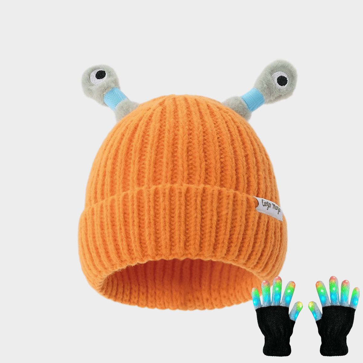GlowChums Cozy Monster Knit Hat marnetic