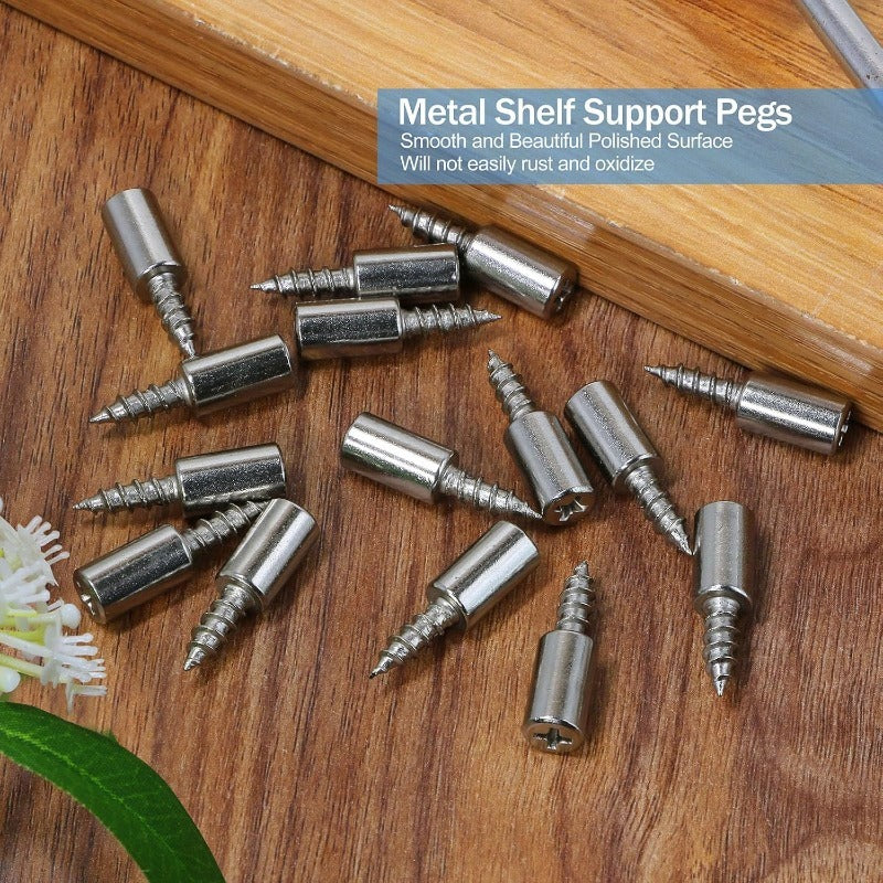 Master - Easy-Install Metal Shelf Supports for Home & Office