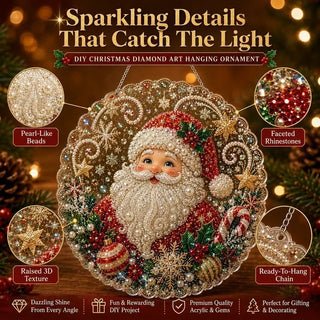 MerryCraft – Christmas Diamond Art Hanging Ornament Kit