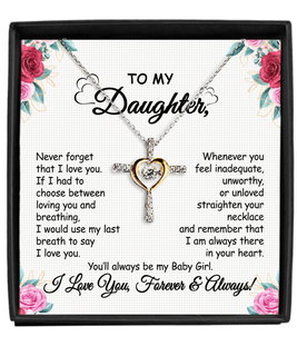 FaithGlow – Dancing Cross Necklace