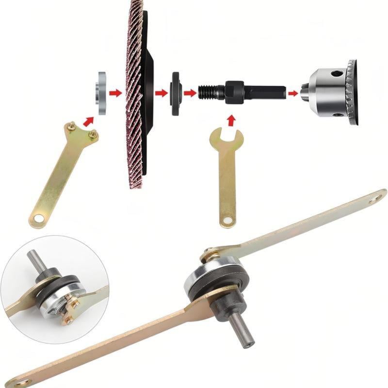 GrindGear – Universal Electric Drill Adapter Kit