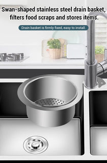 PureSink - Swan Basket – Keep drains clean in style