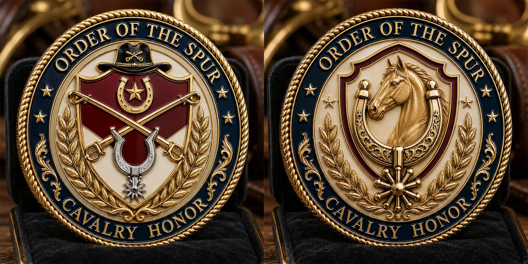 Spur Ride Commemorative Metal Medal