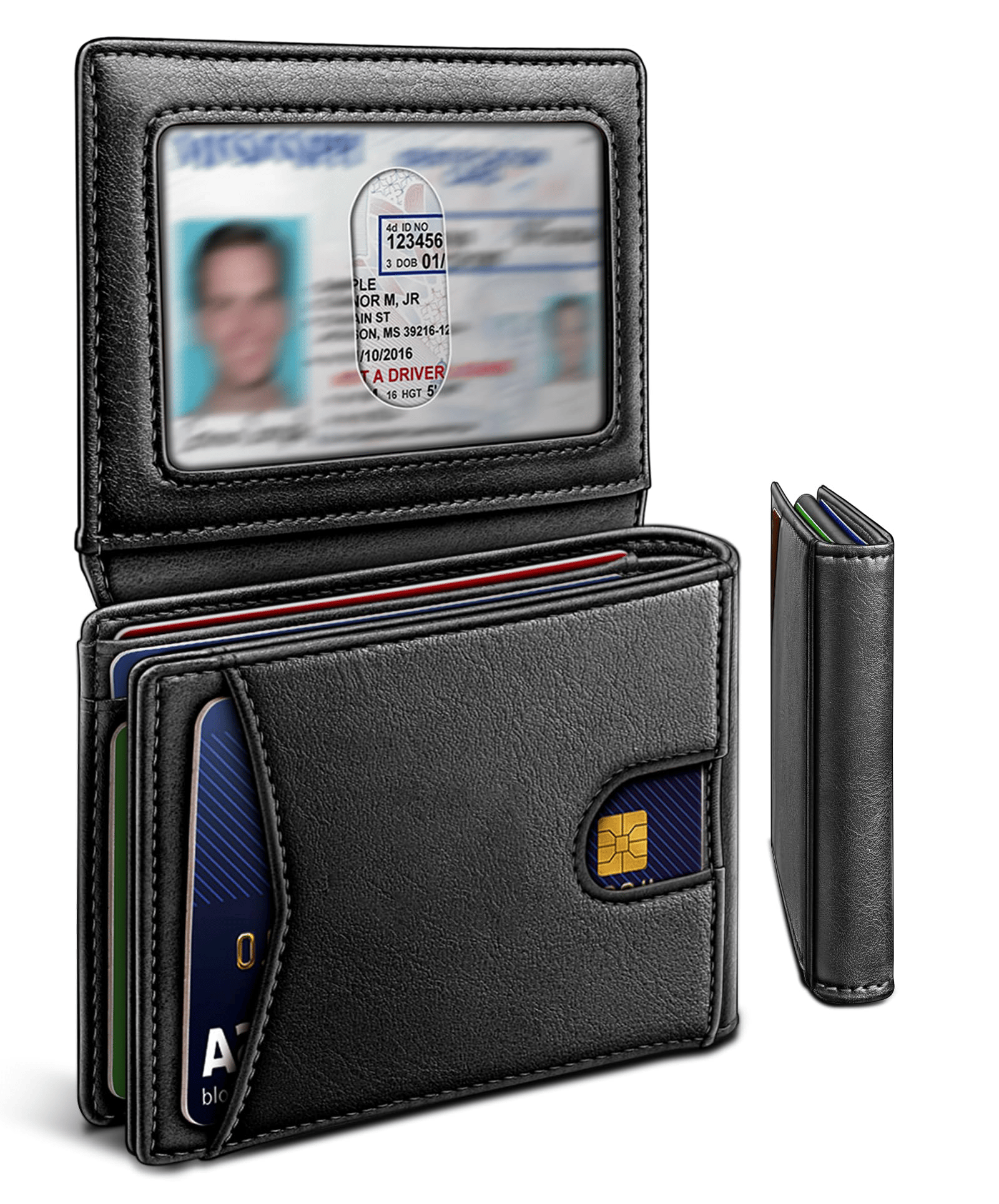 SlimGuard – Leather Front Pocket Card Holder