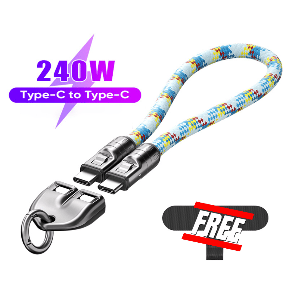 ChargeWear | 240W Wearable USB-C Cable