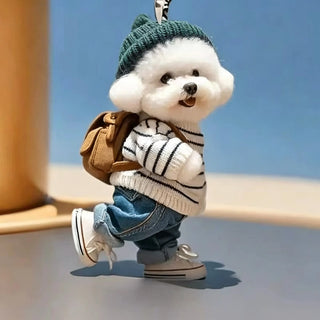 TeddyCharm – Premium 3D Puppy Key Charm