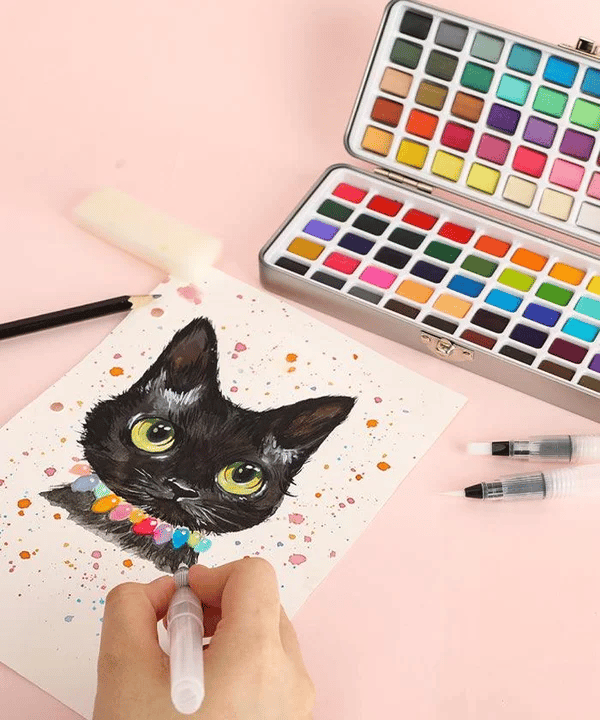 AquaMaster – Premium Watercolor Set for Artists