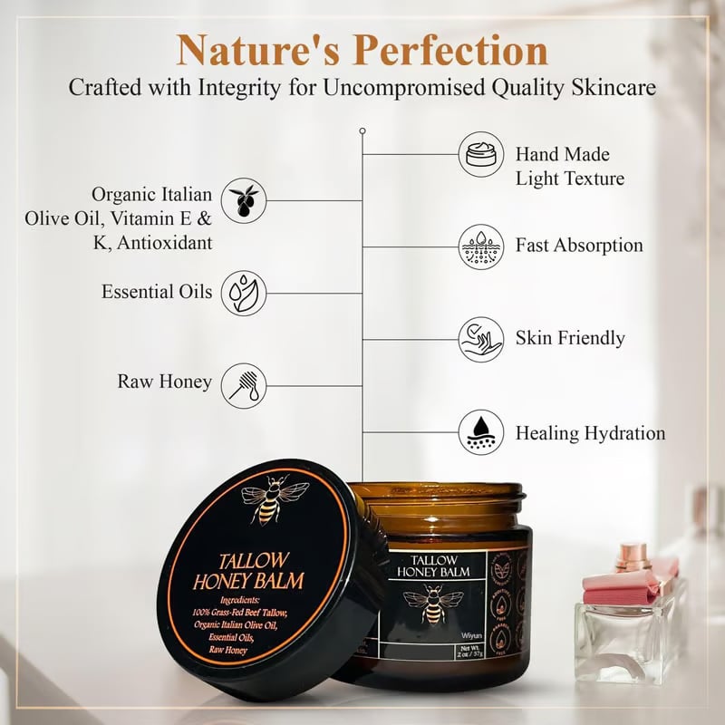 BeeBliss - Organic Honey Tallow Balm