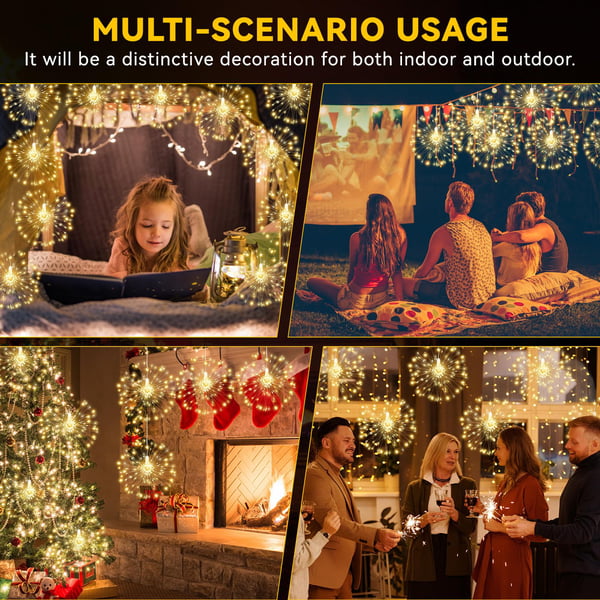 StarLume – Hanging Starburst Fairy Lights