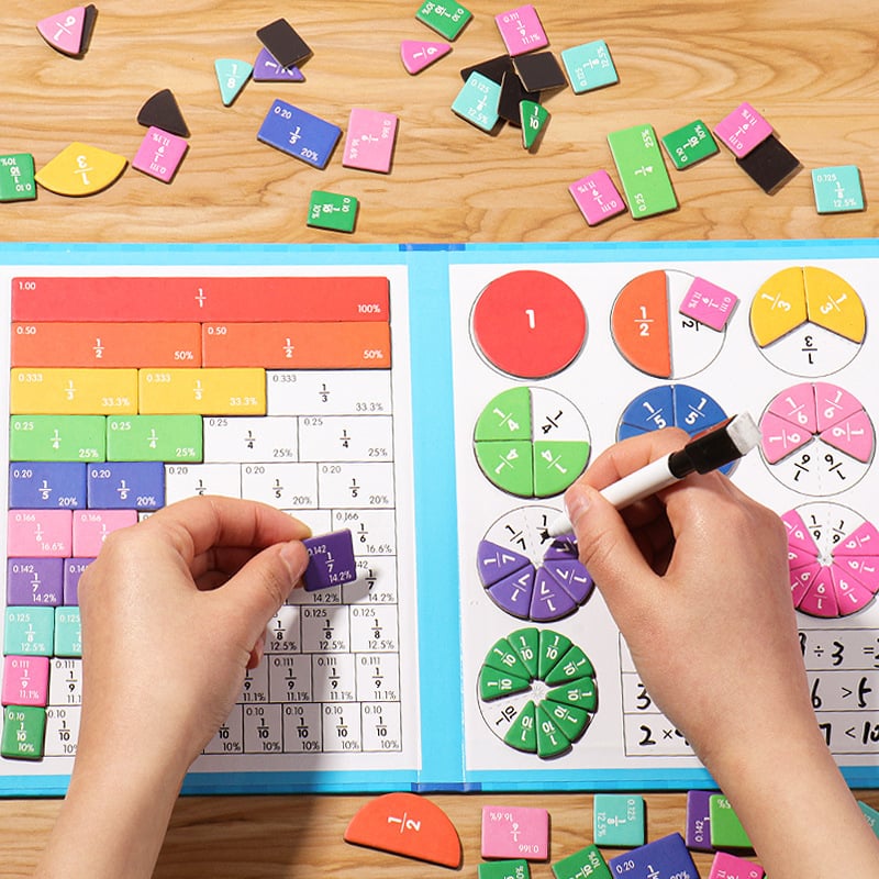 MagnaMath | Interactive Fraction Puzzle for Kids