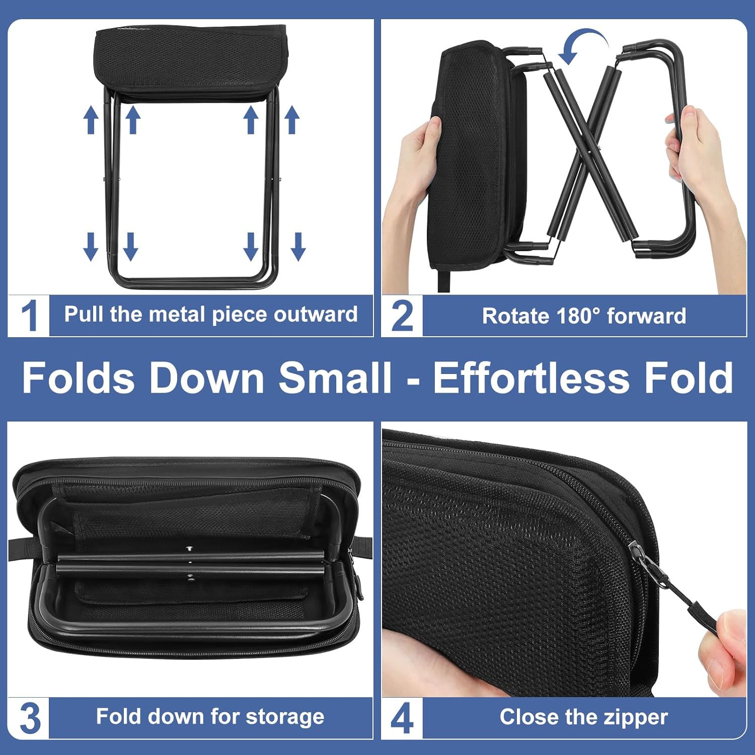 TrailRest – Portable Folding Camping Stool