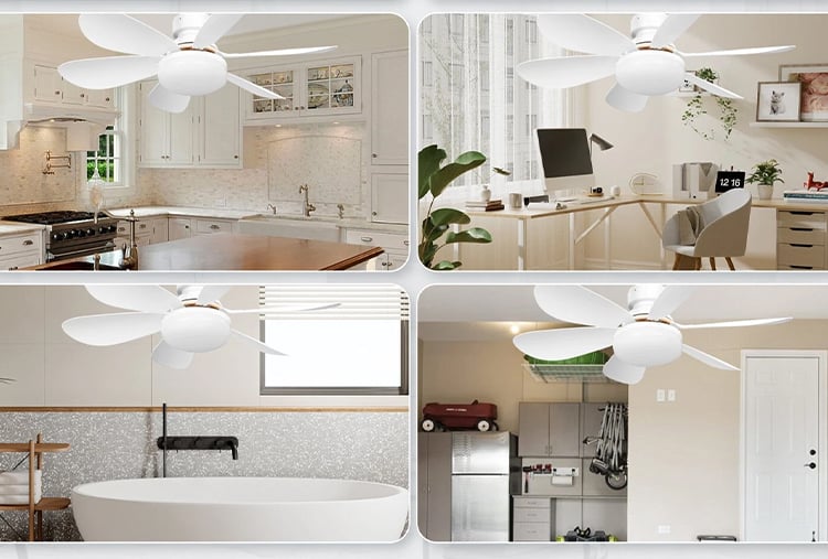 BreezeLux | 2-in-1 Socket Ceiling Fan with Light