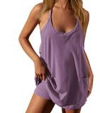 SummerVibe – Women's Sleeveless Mini Dress