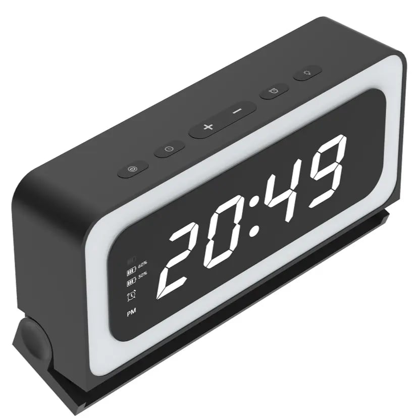Smart Digital Clock Camera with Dual Band WiFi (5GHz & 2.4GHz) | Home Security & Real-Time Monitoring System