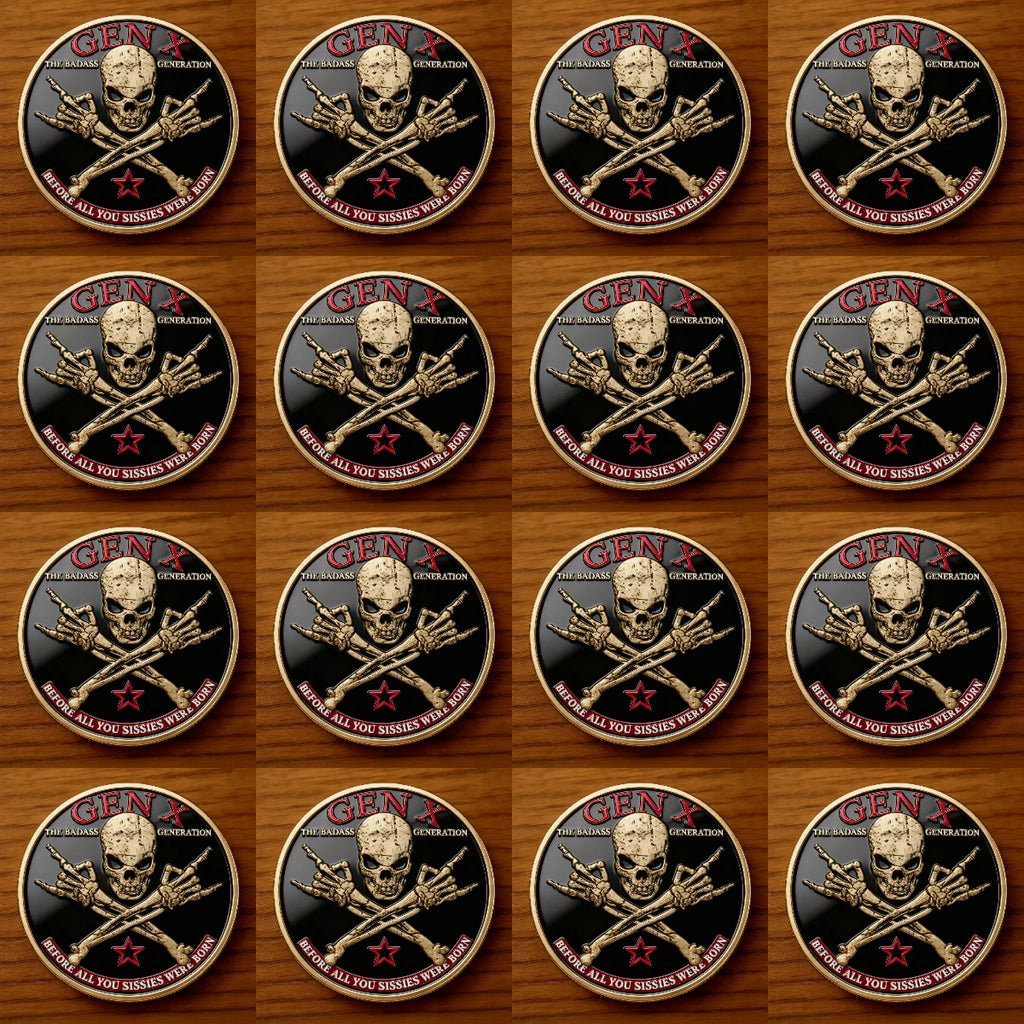 🪙GEN X Coin – The Ultimate Tribute to the Badass Generation 💀🔥
