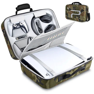 ConsoleShield - Premium PS5 Carrying Case with Custom Compartments