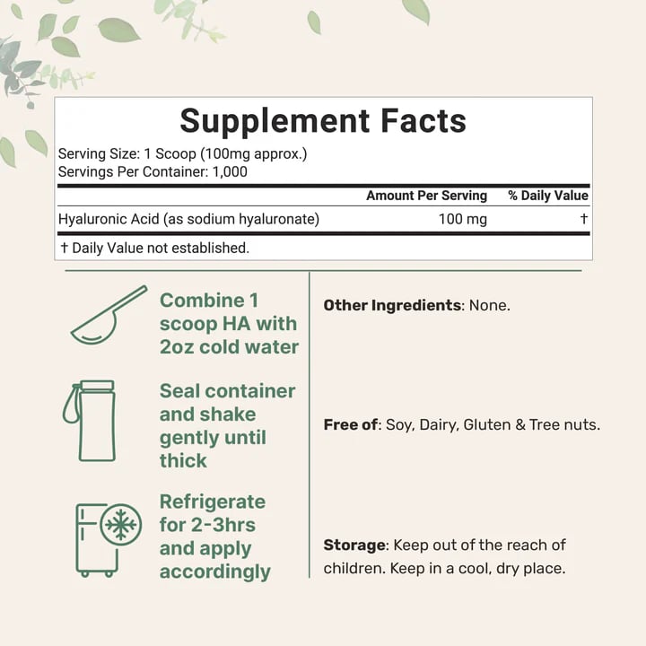 DermaQuench - Deep-Penetrating Hyaluronic Powder
