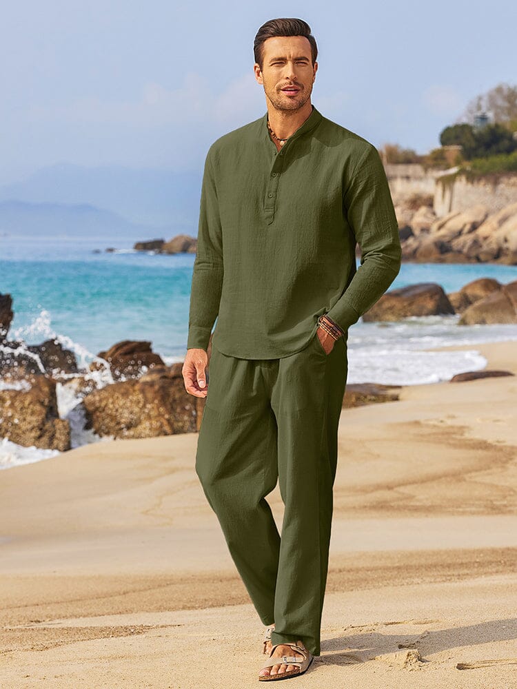 VivaStyle – Comfortable Casual Two-Piece Suit for Men