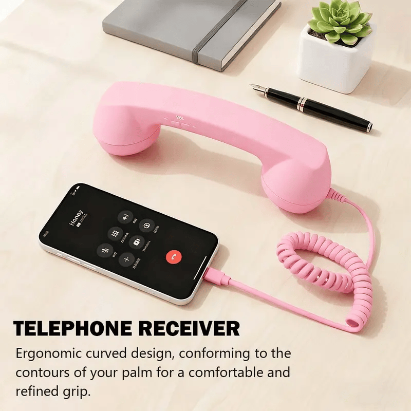 VintageTalk - Wired Retro Phone Handset