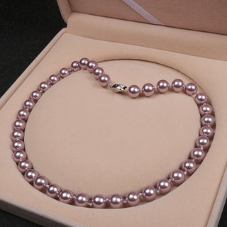SeaLuxe – Deep Sea Shell Pearl Necklace
