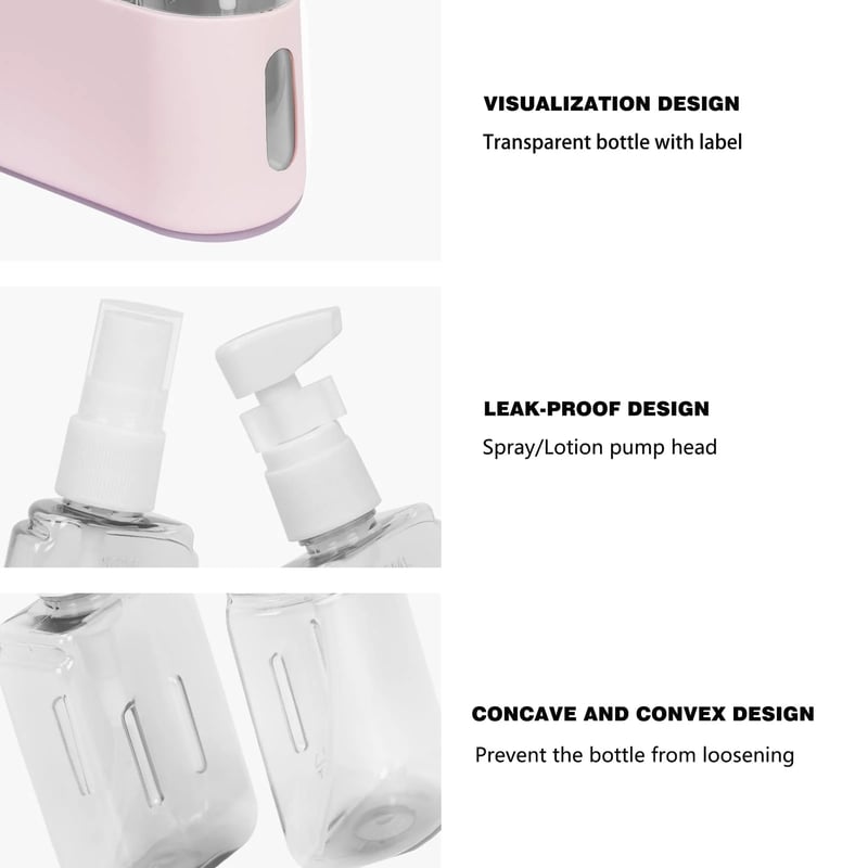 PackEase – Portable Shampoo Dispenser Kit