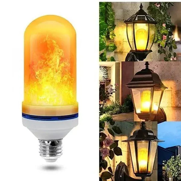 LED Flame Light Bulb marnetic