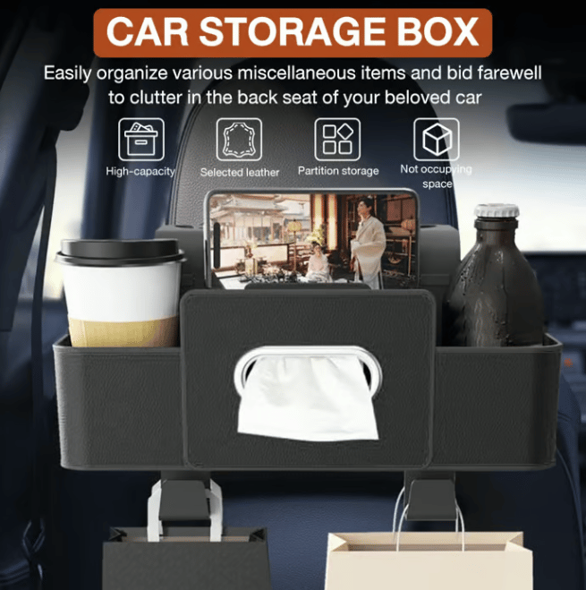 CarTidy – Multi Functional Seat Organizer