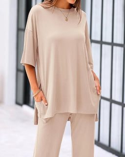 FlowFit – Relaxed 2 Piece Outfit with Pockets