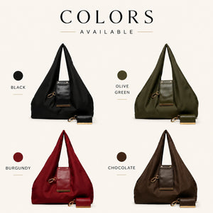 LuxeFold – Stylish 2-in-1 Convertible Carry Bag
