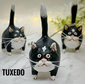 WhimsiCats™️ - Handcrafted Miniature Kitty Figurine marnetic