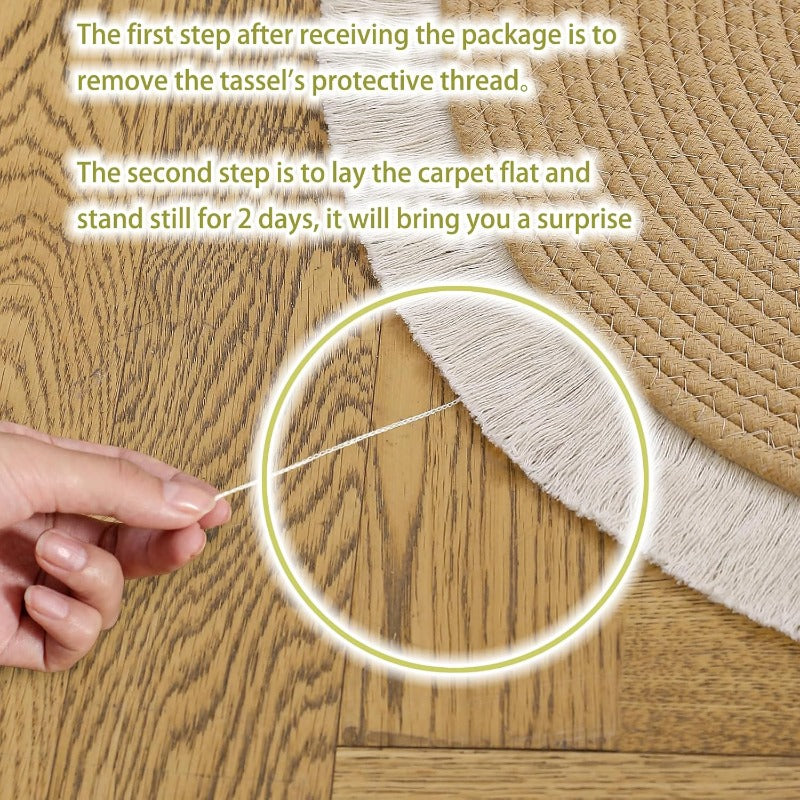 LoomLuxe – Premium Cotton Rope Rug