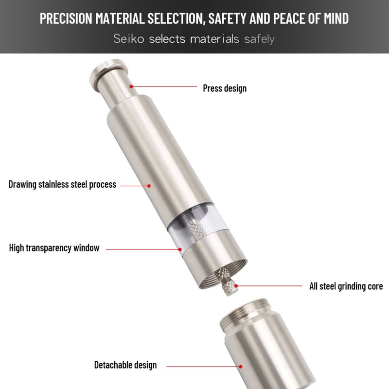 GrindElite - Stainless Steel Spice Mill