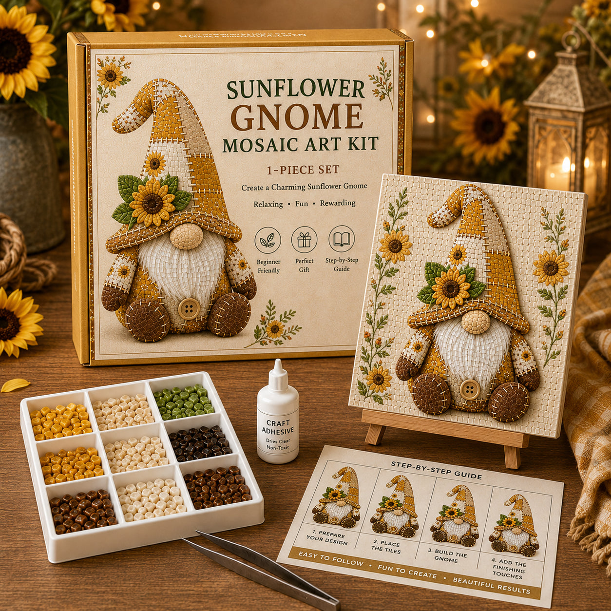 GnomeGlow – Handmade Mosaic Art Kit