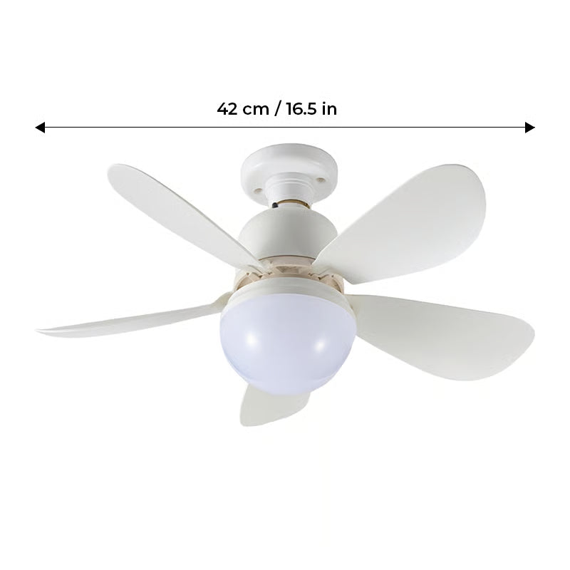 BreezeLux | 2-in-1 Socket Ceiling Fan with Light