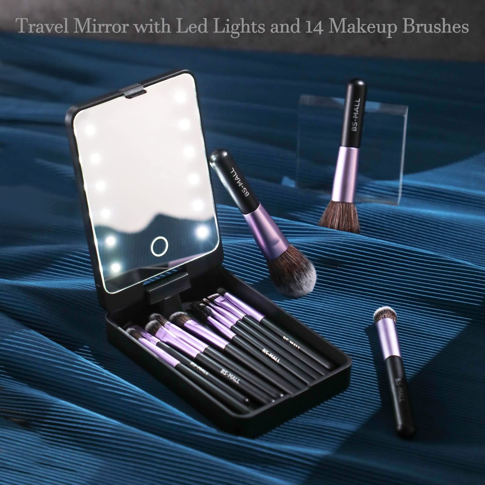 LumiBrush - Portable LED Makeup Brush Kit